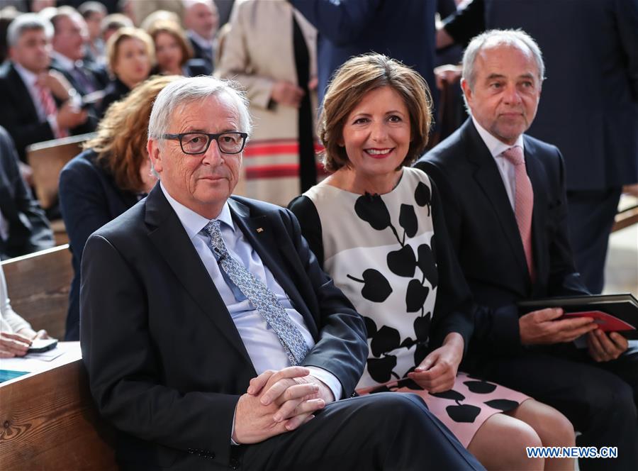 GERMANY-TRIER-KARL MARX EXHIBITIONS-JUNCKER