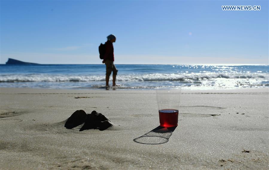 SPAIN-ALICANTE-SEASIDE-SCENERY