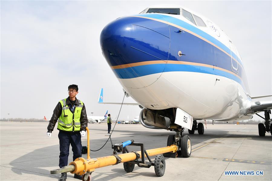 CHINA-GANSU-TRAVEL RUSH-AIRPLANE MAINTENANCE (CN)