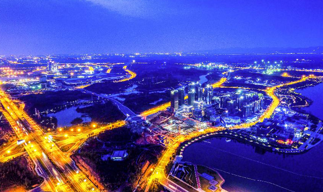 Aerial photos show glamour of Chinese cities