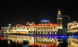 迷人的天津夜景