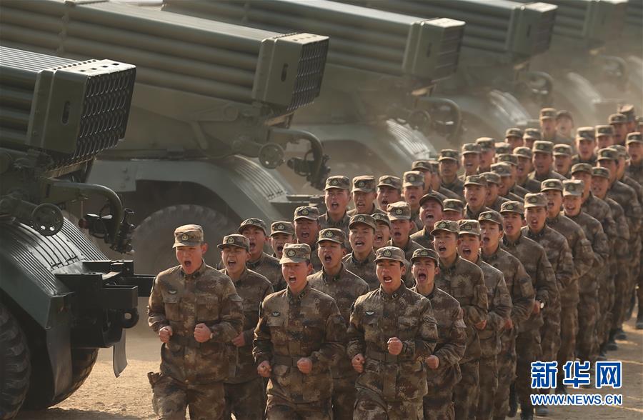 （新華全媒頭條·圖文互動）（3）備戰踏上新起點，練兵展現新氣象——2018中國軍隊新年開訓全景大掃描