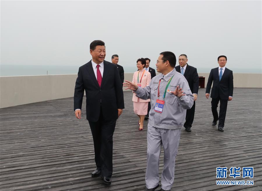 (時政)(2)習近平出席港珠澳大橋開通儀式并宣布大橋正式開通