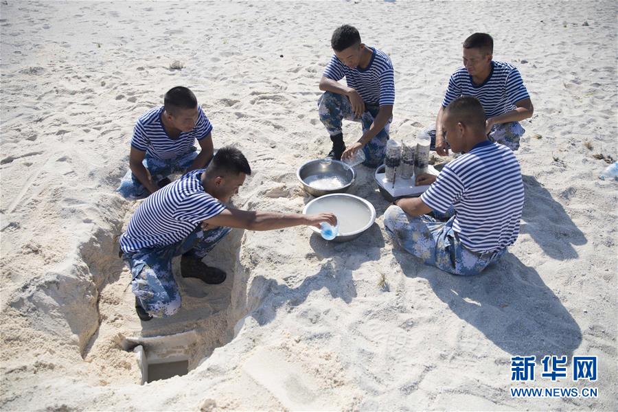 （壯麗70年·奮斗新時代·新華全媒頭條·圖文互動）（8）“你在我的航程上，我在你的視線里”——走進海軍西沙中建島官兵的五彩世界