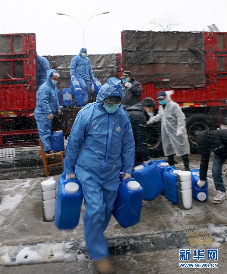 (聚焦疫情防控)(1)武漢迎來雨雪降溫天氣