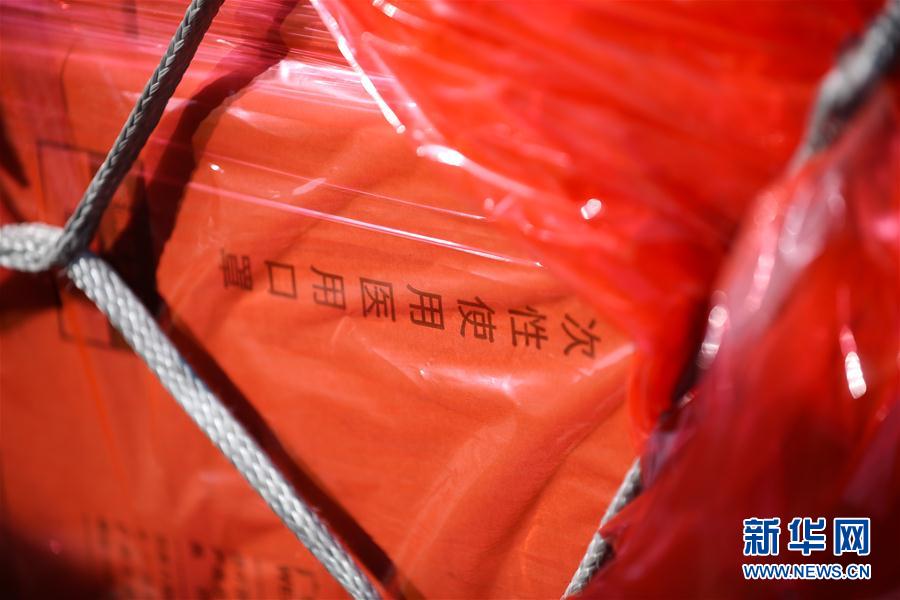 (國際)(1)一批中國援助口罩運抵比利時