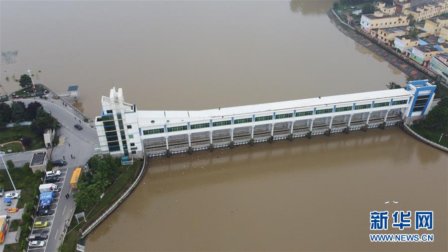 (防汛抗洪)(4)淮河王家壩閘關閘