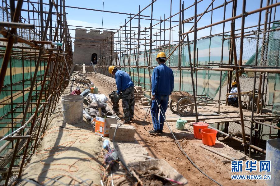 (新絲路·新夢想·圖文互動)(2)萬里長城西起點再煥生機