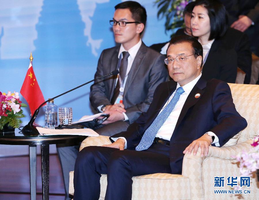 12月20日，中國國務院總理李克強在曼谷出席大湄公河次區(qū)域經濟合作領導人第五次會議。 新華社記者 龐興雷 攝 