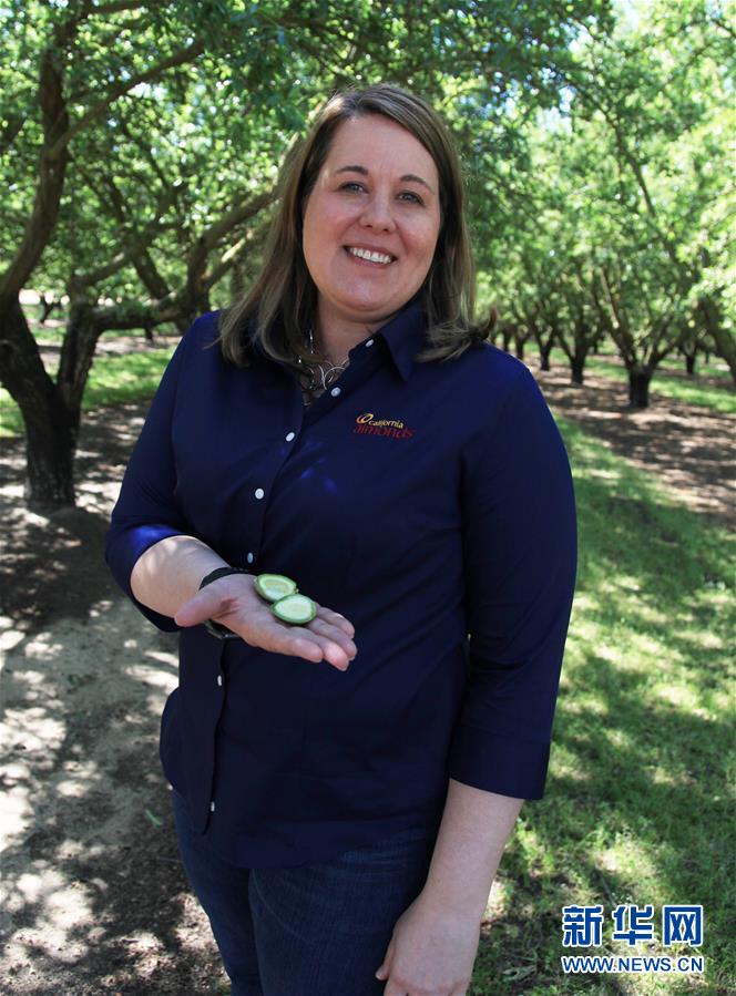 （國際·圖文互動）（3）加州巴旦木種植業農民期待中美早日消除貿易摩擦