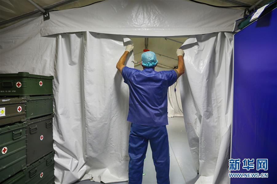 (國際·圖文互動)(4)“共同的理念,讓合作更深入更順暢”——走進中德“聯合救援-2019”衛勤實兵聯合演習德方野戰二級醫院