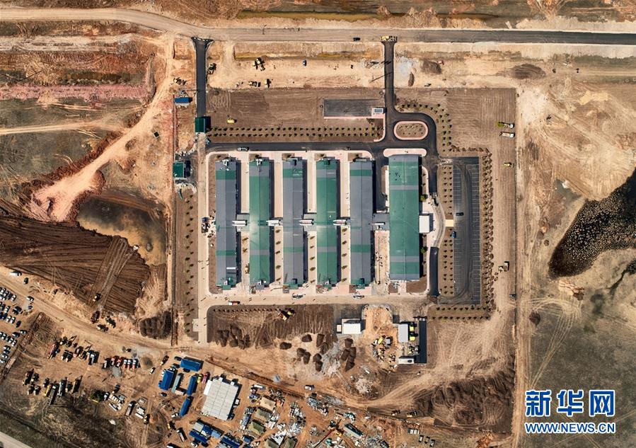 （國際疫情·圖文互動）（1）一座哈薩克斯坦版“火神山”醫院建成