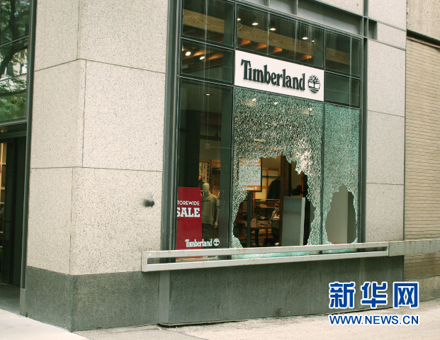 (國際)(1)美國芝加哥發(fā)生大規(guī)模暴力搶劫事件