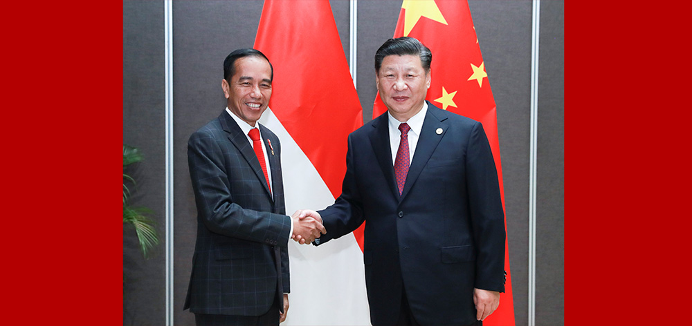 習近平會見印度尼西亞總統佐科