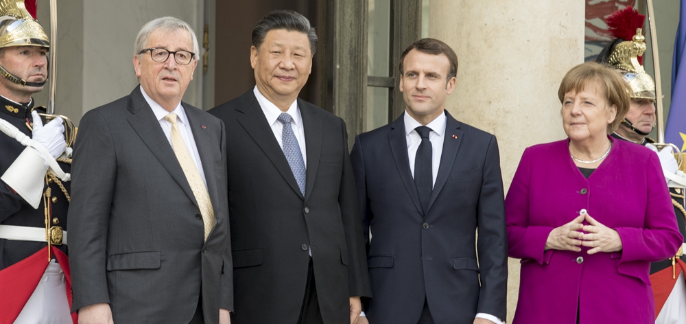 習近平同出席中法全球治理論壇閉幕式的歐洲領(lǐng)導(dǎo)人舉行會晤