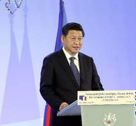 習近平在中法建交50周年紀念大會上講話